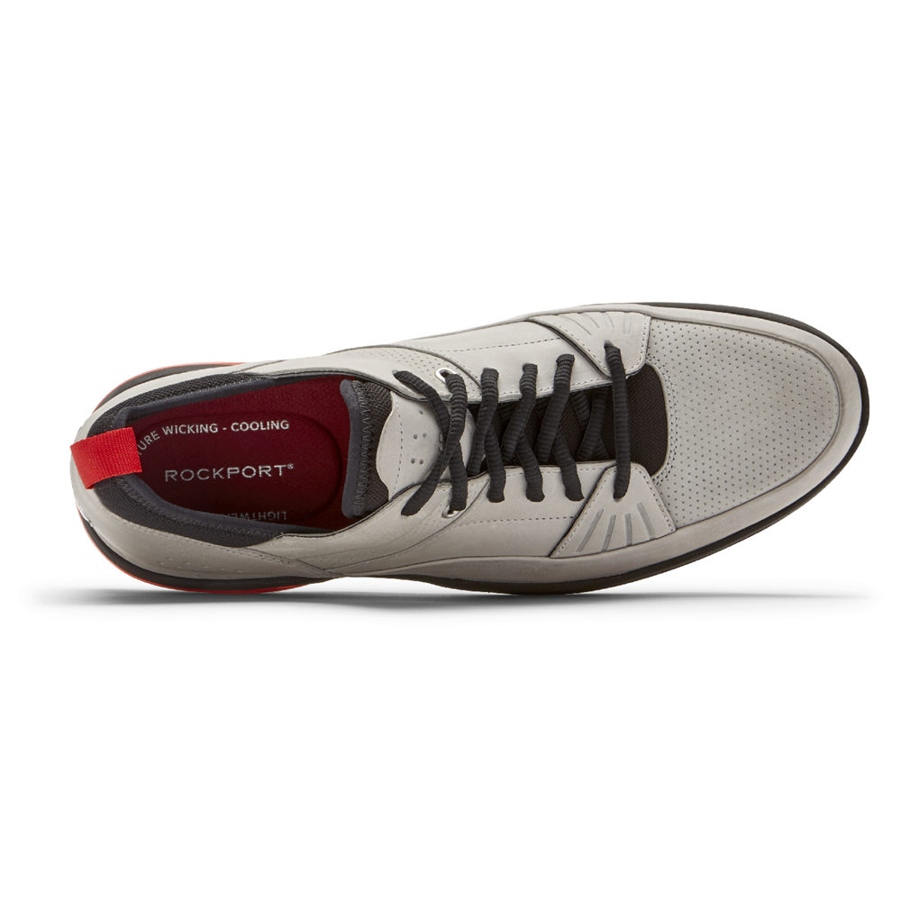 Rockport Singapore Mens Sneakers - Howe Street Lace Up Grey - AX5029637